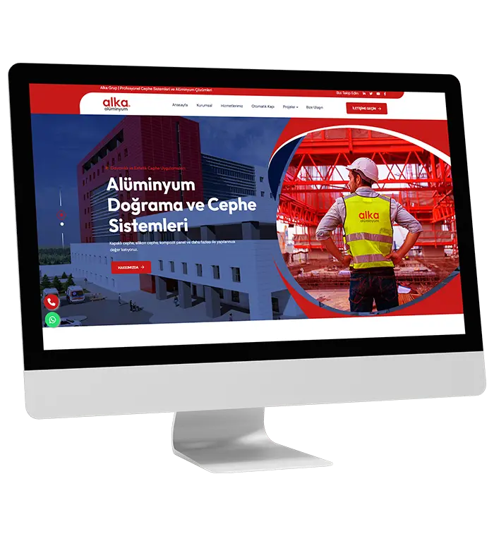 web tasarım örnek çalışma alkagrupas.com
