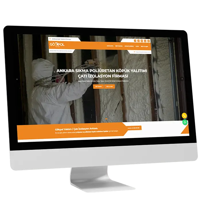 web tasarım örnek çalışma gokpol.com.tr